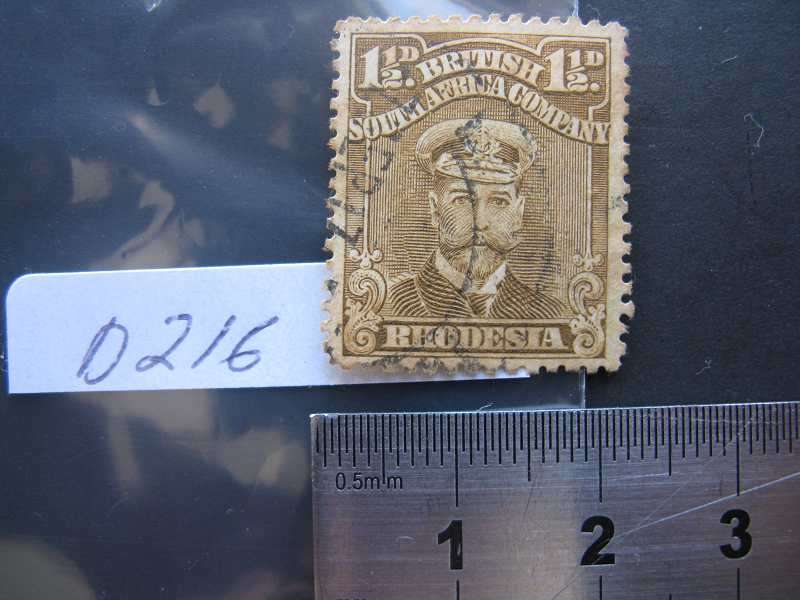 BRITISH SOUTH AFRICA COMPANY RHODESIA 11/2D.