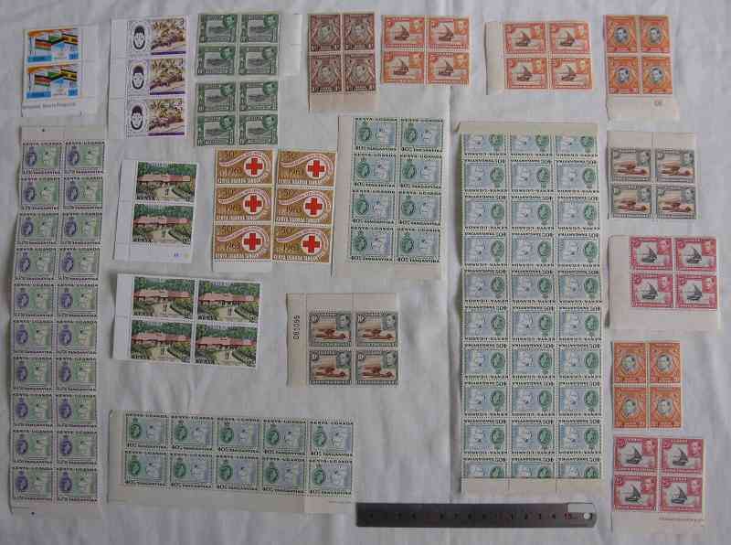 KUT STAMP LOT. BID FOR THE LOT. UNUSED.