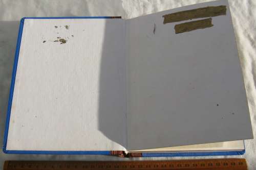 Stamp album.