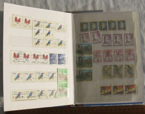 Stamp album.