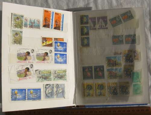 Stamp album.