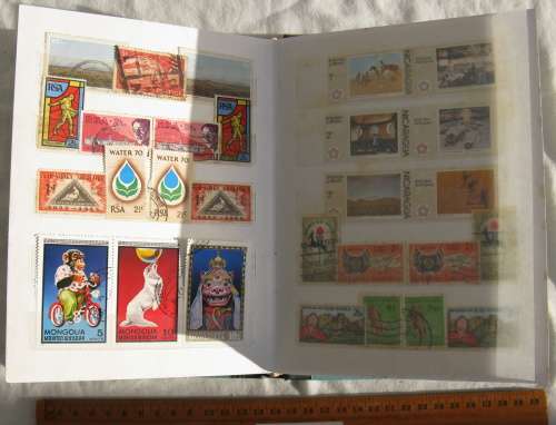 Stamp album.