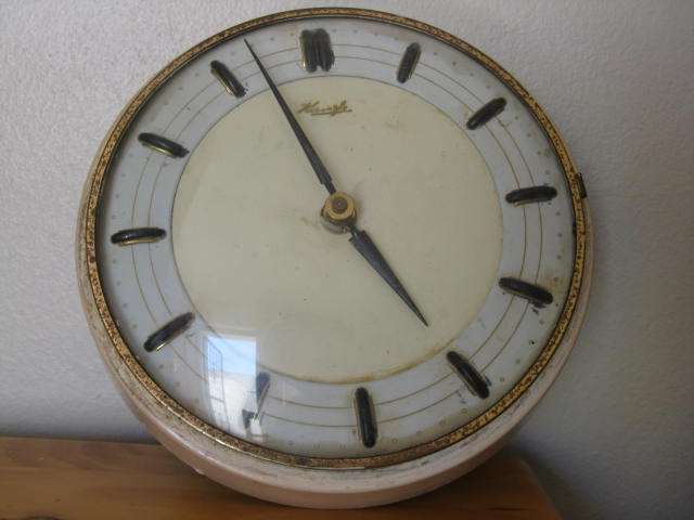 KIENZLE WALL CLOCK, SOLD STICTLY AS PARTS.