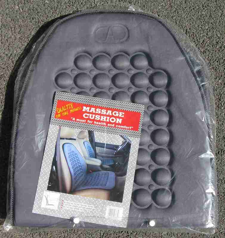 MASSAGE CUSHION FOR CAR SEAT. L 97cm x W 47cm.