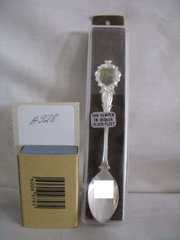 BREDA GROTE KERK SILVER PLATED SOUVENIR SPOON.