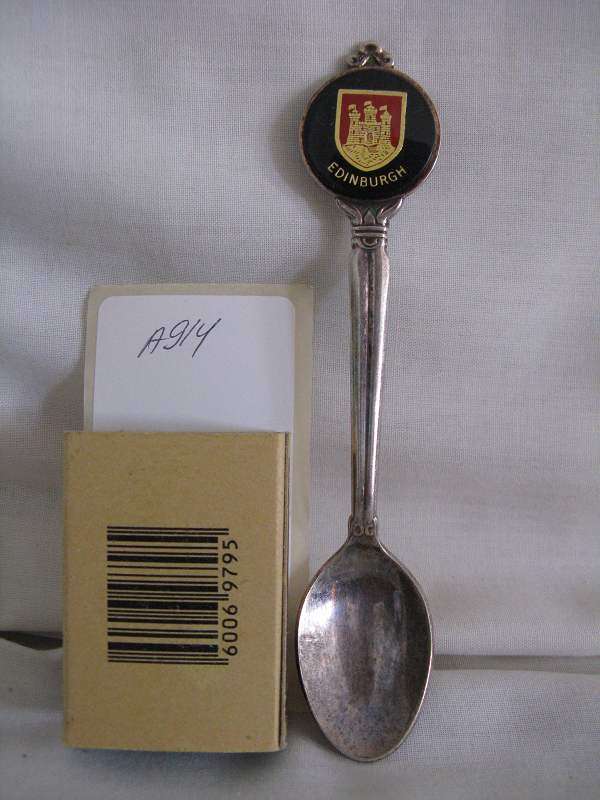 EDINBURGH SILVER PLATED SOUVENIR SPOON.