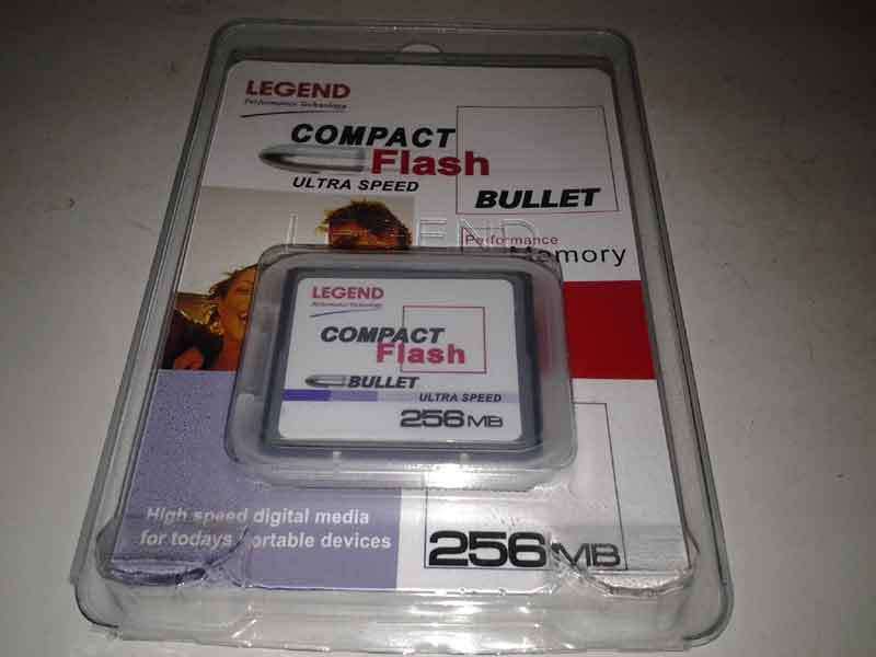 Legend Compact Flash Memory 256Meg