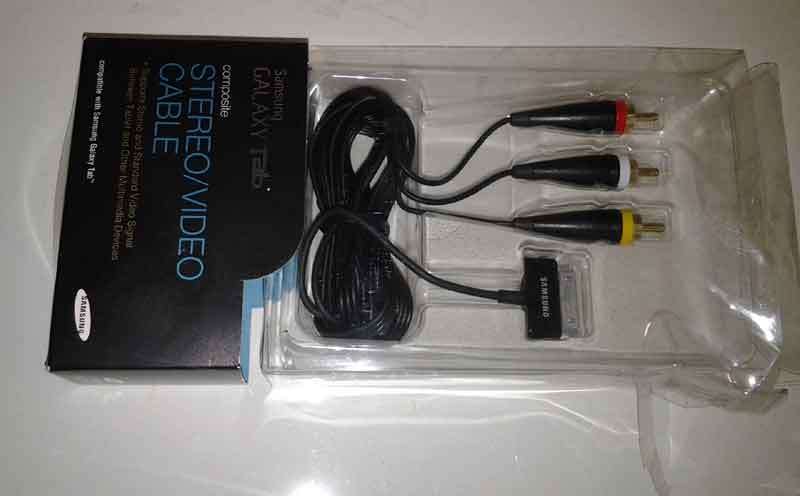 Samsung Galaxy Tab A/V cable