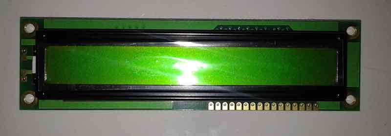 Single line LCD with Backlight (Part No LMMC3006D2ES)