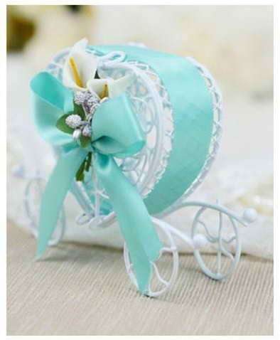 Tiffany Blue Wedding Party Gift Candy Box (10 boxes)