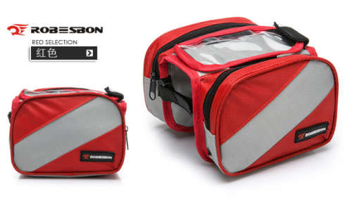 Robesbon Bicycle Saddle Bag Phone Handlebar Cycling Bike Touch Screen Beam Packet