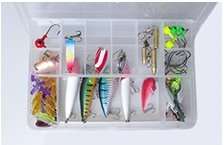 Fishing Lures Set including tackle box (80 pcs)