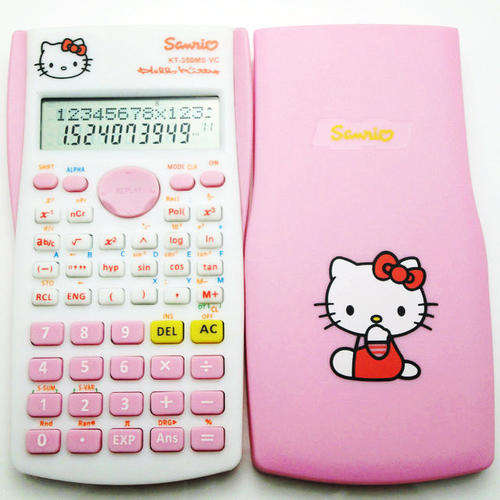 Hello Kitty KT-350MS VC Calculator (Casio fx-350MS)