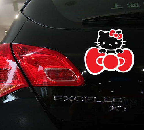 Hello Kitty Car Sticker