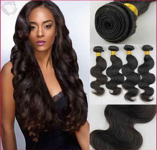 BRAZILIAN HAIR -  BODY WAVE 12-inch (Black)