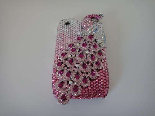 BlackBerry 8520 PEAKCOCK CRYSTAL COVER