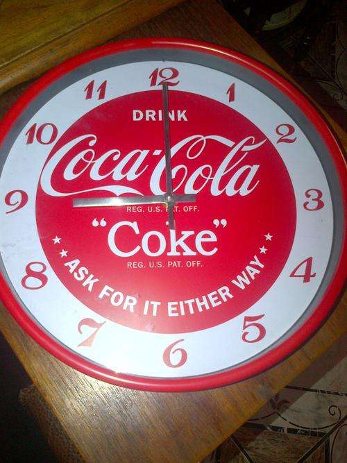 Coca-cola clock