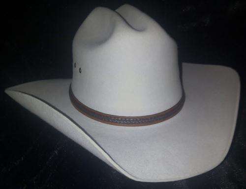 New Original Australian Stetson Hats Silver (Unisex) 59cm