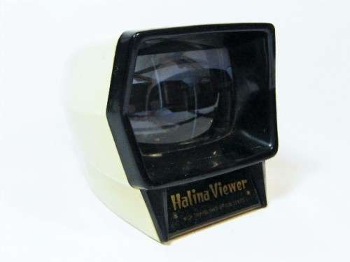 Halina Viewer 35mm slide viewer - some plastic cracks - as per photo