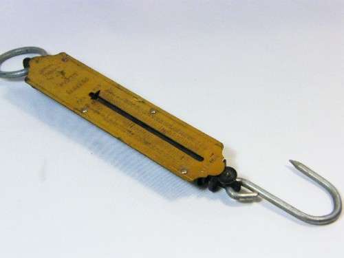 Vintage original Rebure pocket balance scale - 50 kilogram capacity - as per photo