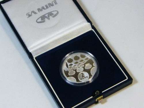 1992 Coin technology silver R2 in blue box - as per photo