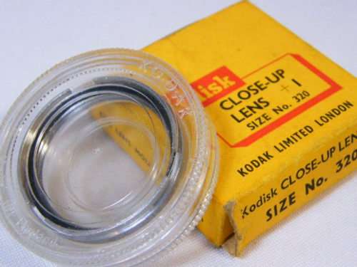 Kodak close up lens +1 size No. 320 - as per photo