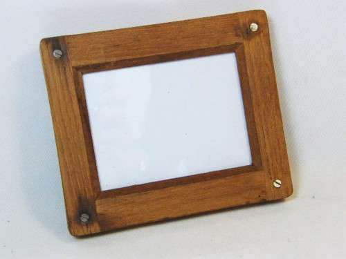 Vintage wooden contact printing frame with glass - as per photo