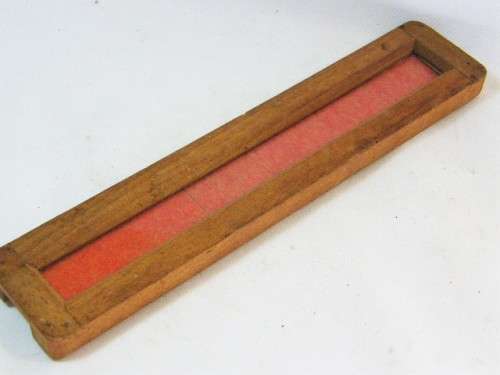 Unusual shaped wooden contact printing frame - as per photo
