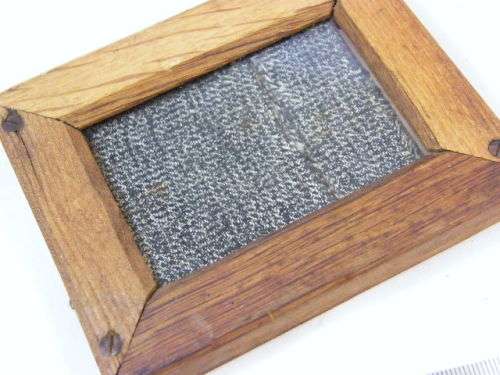 Vintage wooden contact printing frame with glass - as per photo