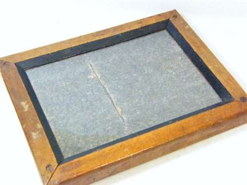 Antique wooden contact printing frame with glass - as per photo