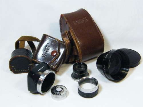 Yashica twin reflex camera telephoto lens & other - as per photo