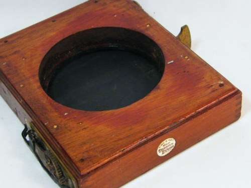 antique Thornton-Pickard wooden camera shutter - as per photo