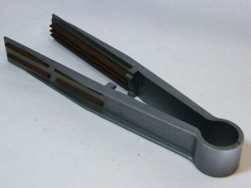 Vintage dark room squeegee tongs - as per photo