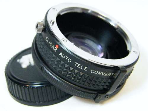 Vintage Elicar Auto Tele Converter 2 x lens extender - as per photo