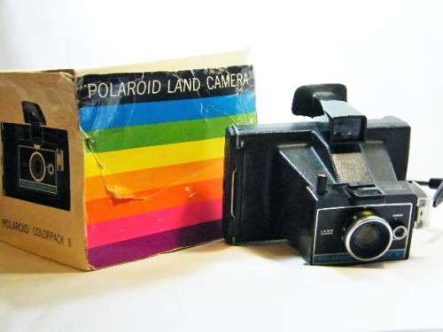 Vintage Polaroid Colorpack II land camera in original damage box - as per photo