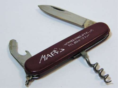 MABU Engineering advertising pocket knife