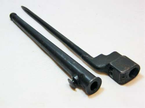 British No.4 MK2 spike bayonet with scabbard