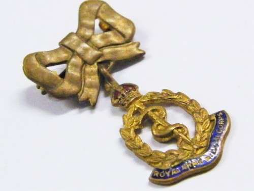 Royal Army Medical Corps sweetheart brooch