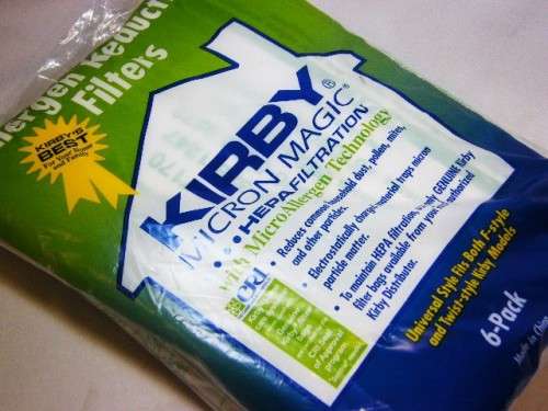 Pack of 6 Kirby micron magic Hepa filtration Allergen reduction filters with some extra