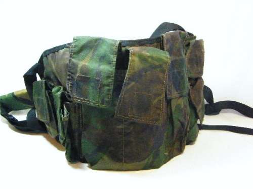 32 Battalion camo chest webbing - 1986 issue