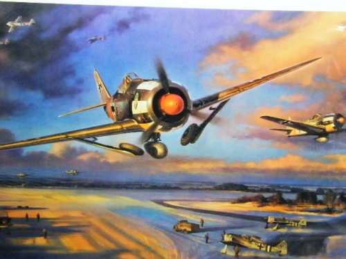 Nicolas Trudgian military aviation print of German Air Force base