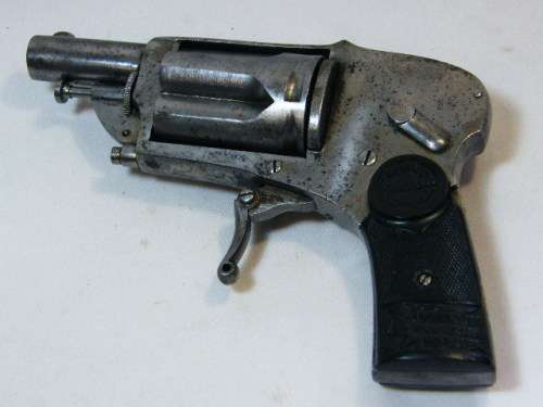 Pre WW1 non-lethal Scheintod Hammerless revolver - used by cyclist against wolves & dogs