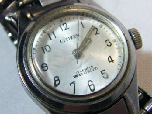 Vintage Citizen manual wind ladies watch - working
