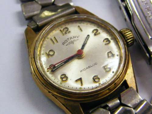 Vintage Rotary manual wind ladies watch - working - service recommended