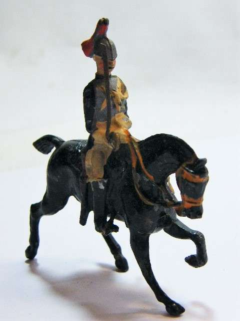 Vintage Cavalry lead soldier on horse