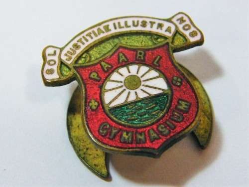Vintage Paarl Gymnasium button badge