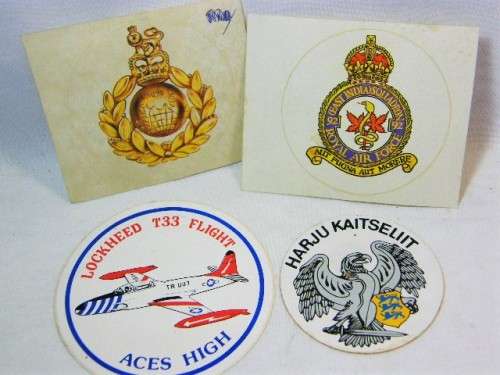Lot of 4 military stickers