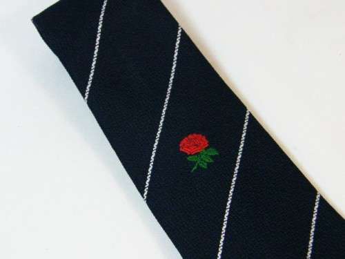 Rugby Football Union ` English Rose` tie