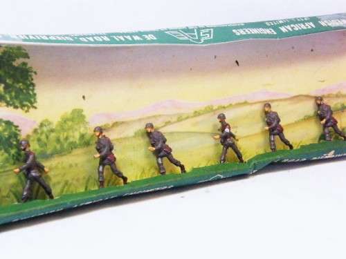 Vintage Swedish African Engineers lead soldiers boxed - set no. 106/M Danish Infantry marching 1957