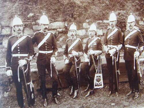 Original photo of Prince Alfred Own Cape Volunteer artillery troops taken in Cape Town